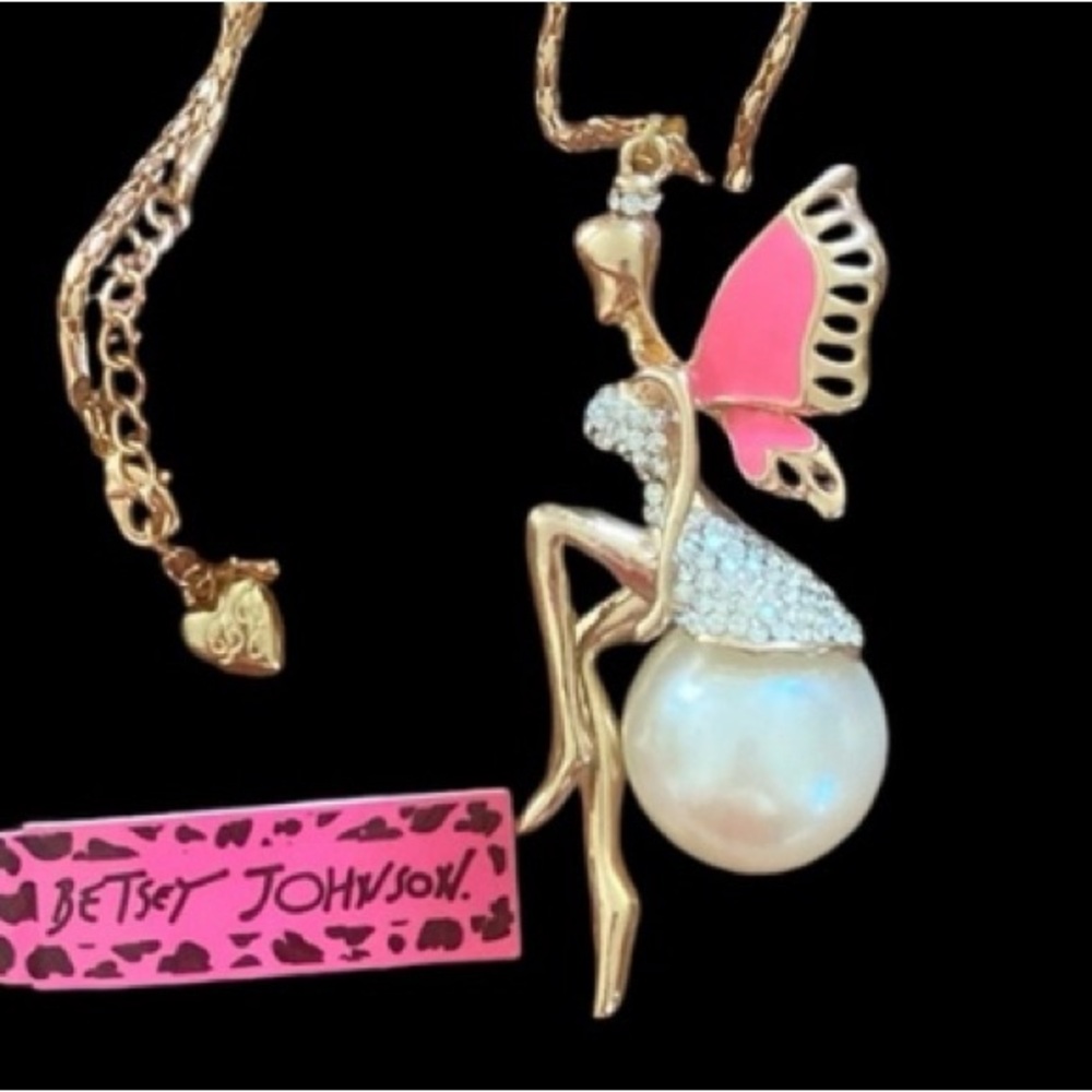 NWT Betsey Johnson Fairy Necklace\Keychain\Purse Charm